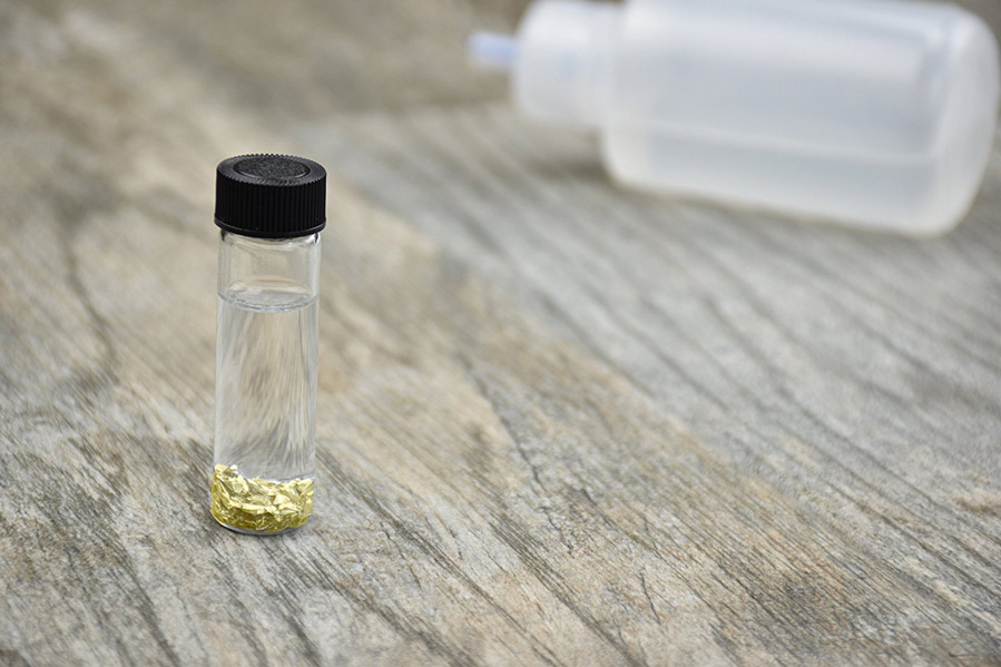 (image for) Gold Vial - Glass - 1oz